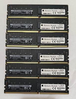 Micron 96GB RAM (6 X 16GB) DDR4 2933 MHz - Apple Mac Pro 2019 - 7,1 - Upgrade