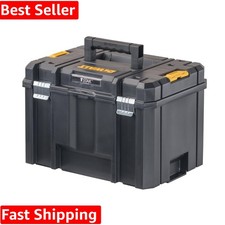 TSTAK Tool Box, Extra Large Design, Removable Tray for Easy Access to Tools, ...