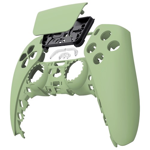 eXtremeRate Black Soft Touch Touchpad Front Top Shell Cover For ps5 Controller - Afbeelding 26 van 29
