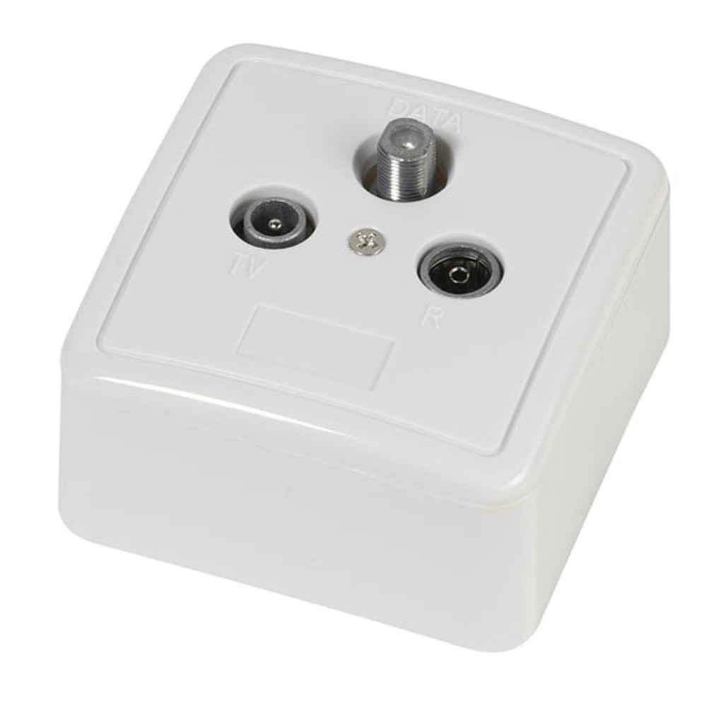 VIVANCO 43070 DVB-CBKCA TV Antennen-Durchgangsdose 7148-N 43071 31315790 4190₽