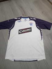Vintage Glasgow Rangers FC Away Shirt 2007/08 - Size Medium - Good Condition