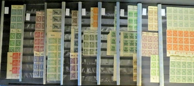 DEUTSCHES REICH - 1921/23 - LOT DE 918 TIMBRES - 51 BLOCS DE 18 T. - COTE 653€ - Photo 1/4