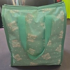 Vintage Baby Boom Diaper Bag Traveler Tote Bottle Bag Pastel Save The Bears 90  s