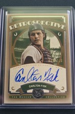 2025 Topps Museum Collection - Retrospective Signatures Carlton Fisk #RS-CF /149