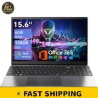 AKCHART 15.6" Laptop, 6GB RAM, 128GB SSD, Win 11, Gray