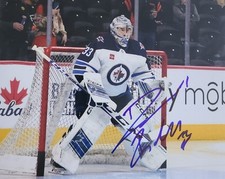 David Rittich Autographed Signed Winnipeg Jets 8x10 Photo COA