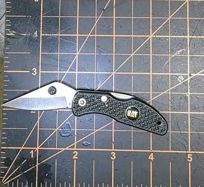 Maxam Lockback Caterpillar (CAT) Folding Pocket Knife Made In USA 