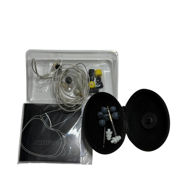 SHURE SE425　Re:Cable SR3セット Shure SE425-CL Sound Isolating Earphones Only 3.5mm Cable Clear