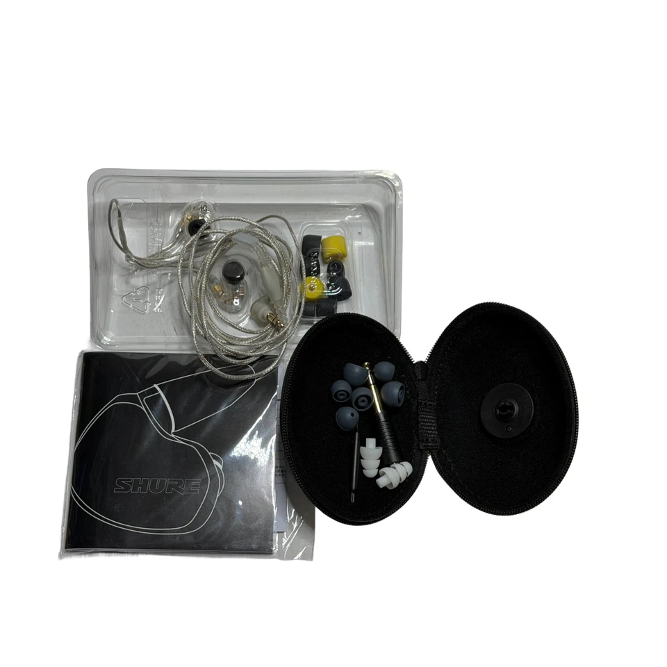 Auriculares Shure SE425-CL con aislamiento de sonido solo cable de 3,5 mm transparente 100 % auténticos Foto 2 de 4