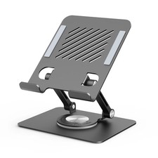 Metal 360 Adjustable Phone Tablet Stand Desk Holder Mount Cradle For iPhone iPad