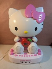 Hello Kitty CD G Karaoke System Built in Color Video Camera Tested Works No Mic