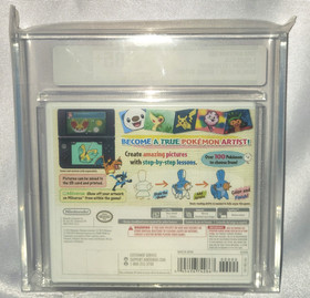 Pokemon Art Academy Nintendo 3DS 2014 VGA Gold 85+ Y-Folds New Graded 1st Print