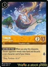 Lorcana TCG Timon - Snowball Swiper Winterspell 16/204 Cold Foil Near Mint