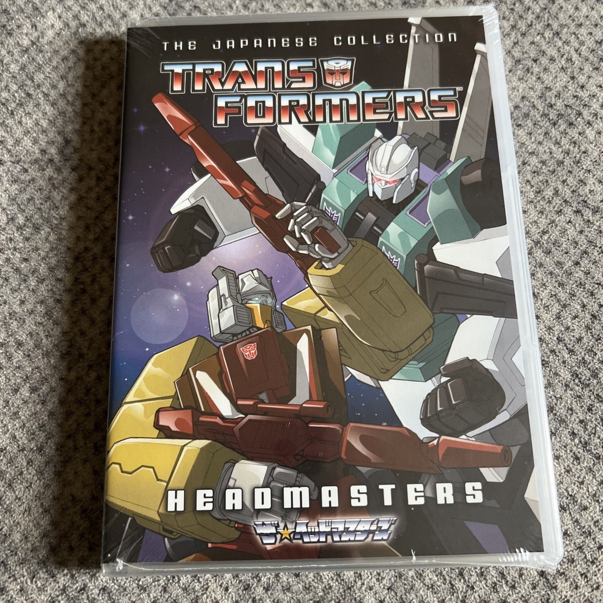 Transformers Headmasters Japanese Collection DVD New Sealed Shout
