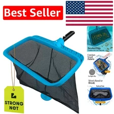 Heavy-Duty Pool Skimmer Net – Deep Mesh for Effortless Cleaning Efficiency