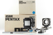 [COMO NUEVO] Pentax 6x7 67 Auto Fuelle Slide Copiadora Doble Liberación Set de JAPÓN