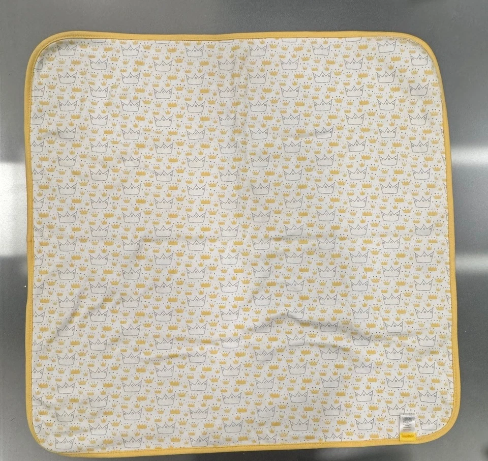 Gymboree VINTAGE 2005 unisex baby BLANKET “I RULE” crown print  VGC HTF - Image 3 of 4