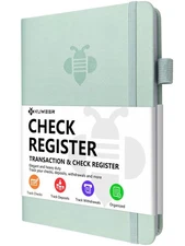 Check Register – Elegant Check Registers for Personal Checkbook with Check & ...