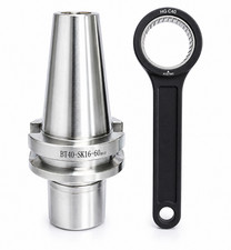 NEW iCarbide M16 BT40 SK10 60 COLLET CHUCK TOOL HOLDER G2.5 25000RPM WITH WRENCH