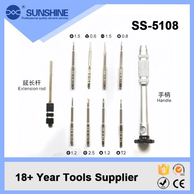 Opening Tool Kit Set Pry Screwdriver For Cell Phone iPhone 14 XS 11 12 Pro Max 7 - Image 3 of 4