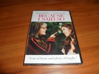 Because I Said So (dvd, 2007, Widescreen) Diane Keaton,mandy Moore Because I Said So (dvd, 2007, Widescreen) Diane Keaton,mandy Moore