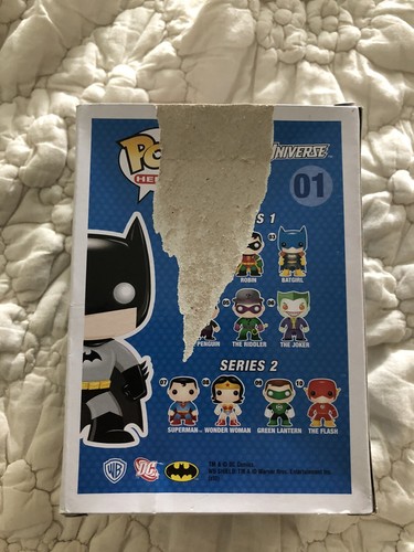Funko Pop original batman 01, vintage, very rare, box damage not Bobblehead - Picture 3 of 7