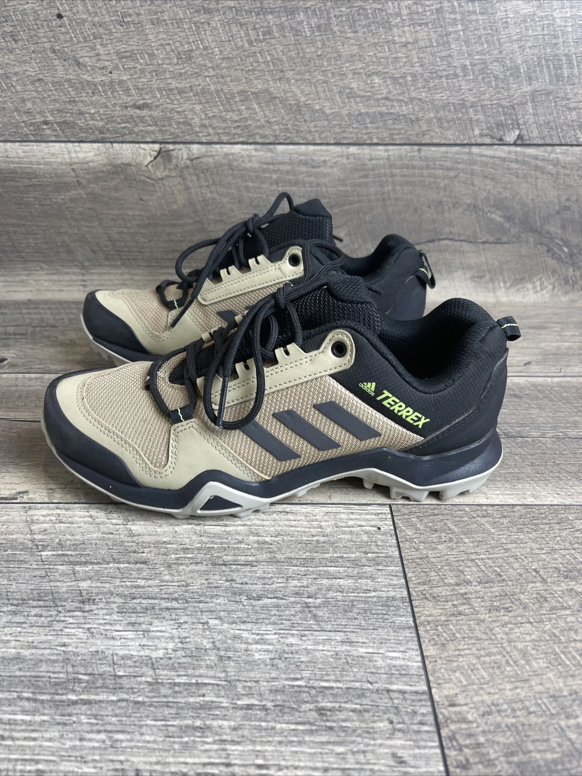 ADIDAS TERREX AX3 Trail Running Beige Men Size 6.5
