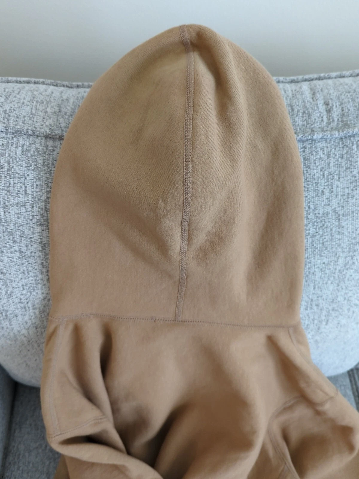 Felpa con cappuccio Supreme in rilievo marrone SS18 taglia large