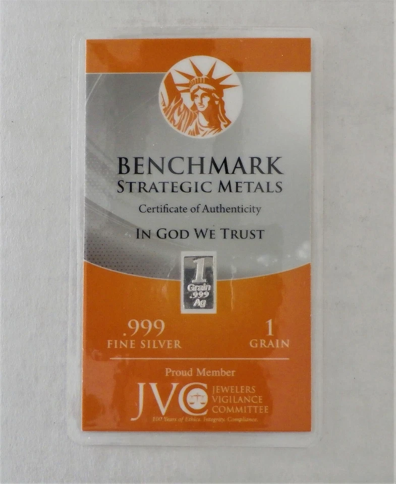 100 BARRAS 1/15GRAMO.999 BARRA DE PLATA PURA FINA PAQUETE DE 100 LINGOTES DE PLATA PURA Foto 4 de 4