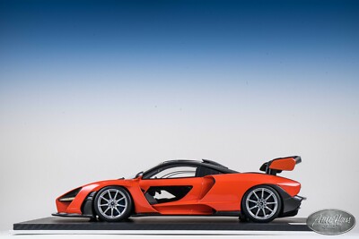 1/18 TSM Top Speed TrueScale McLaren Senna Orange Dealer Edition