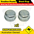 <!--F#f_0-->2 x Superior Grease Metal Cap 50.2mm Dust Bearing Hub Axle Trailer Caravan UB<!--F/-->