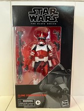 Star Wars Black The Series Figure Clone Commander Fox Hasbro SEALED