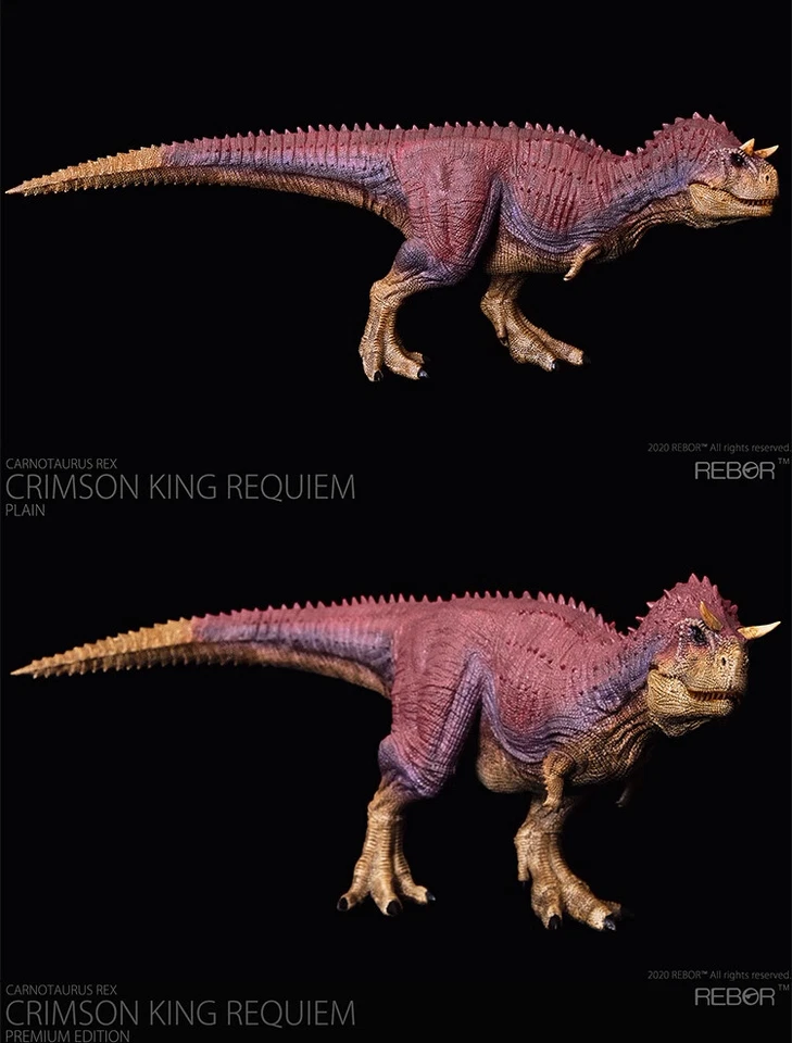 New REBOR Carnotaurus Dinosaur Statue Model CRIMSON KING REQUIEM PLAIN Version - Image 3 of 4