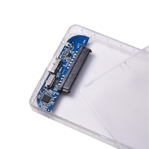 1Pc USB 3.0 Micro External Hard Drive Enclosure Transparent External Case for - Afbeelding 5 van 11