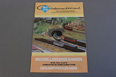X290 ROCO Train miniature catalogue O Ho Hoe N 24 pg 29.2*20.5 German catalogue