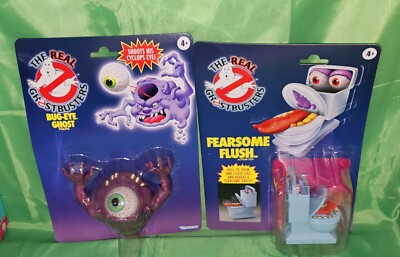[New]/(The Real Ghostbusters/Bug-Eye Ghost & Fearsome Flush Kenner 2021 Bundle)
