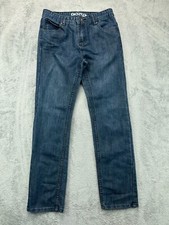 DKNY Greenwich Slim Straight Jeans Boys Teen 14 27x27 Blue Denim Dark Casual