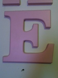 wooden name letters for nursery