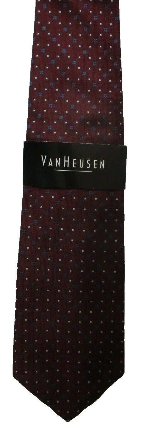 Van Heusen lazos a lunares 100% Seda para Hombres
