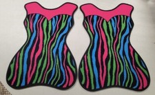 Vehicle Floor Mat- Set Of 2- Front Is 100 Nylon With A Rubber Non-slick Backing