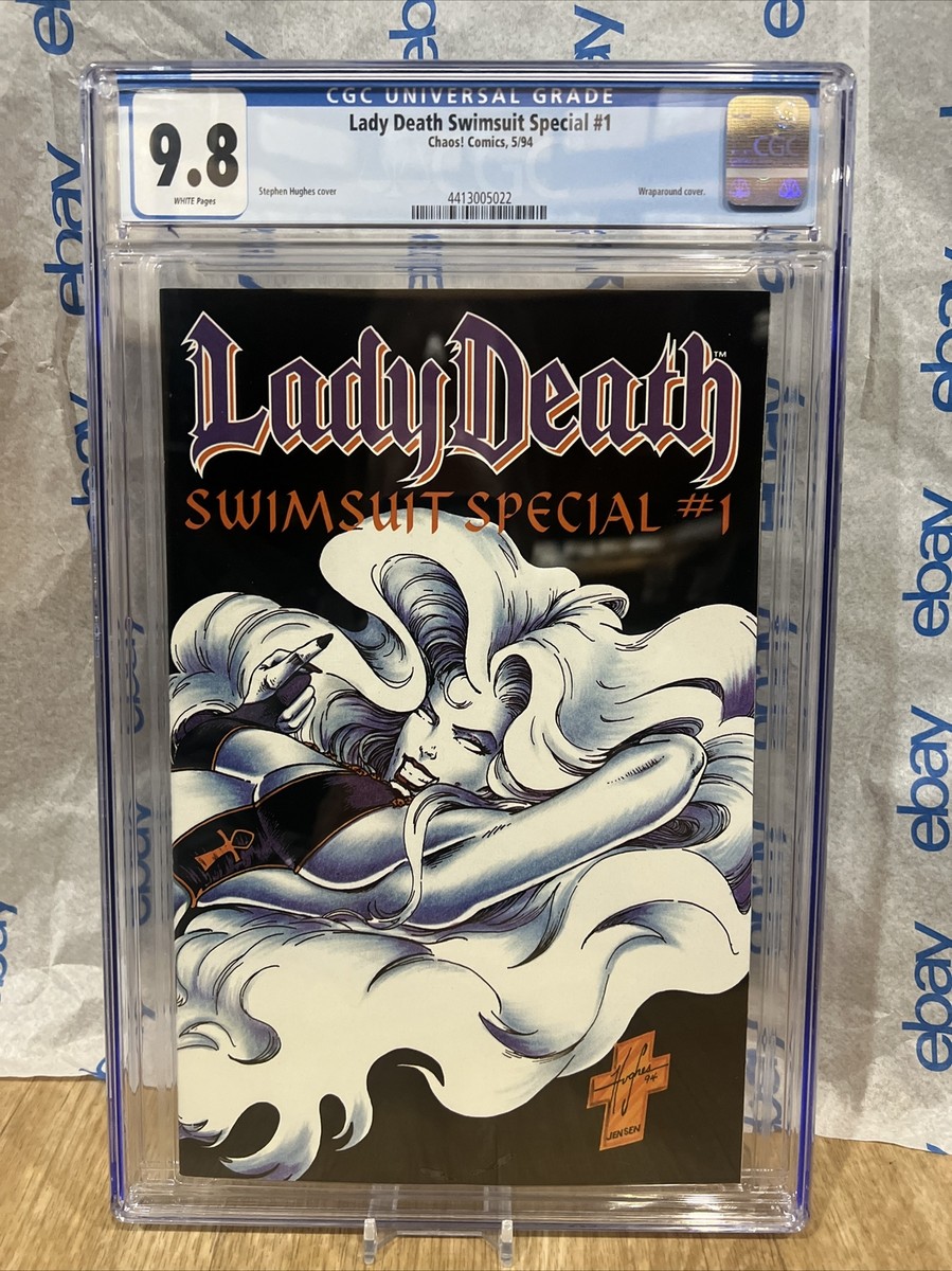 Lady Death Swimsuit Special # 1 Cgc 9.8 Graded White pgs 5/94