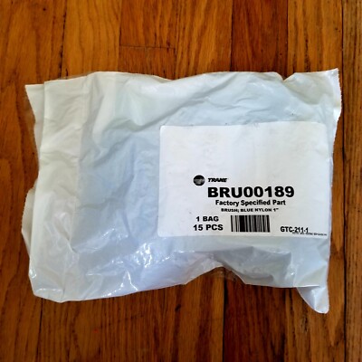 Trane BRU00189 Goodway 1'' Blue Nylon Brush Bag of 15