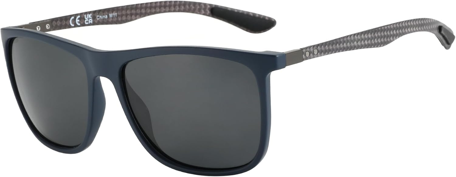 Square Polarized Sunglasses for Men Ultralight Carbon Fiber Sun Glasses Driving