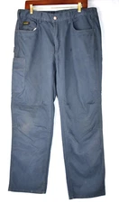 Black Stallion FR Work Pants Fire Resistant Blue 36x34 Canvas Denim