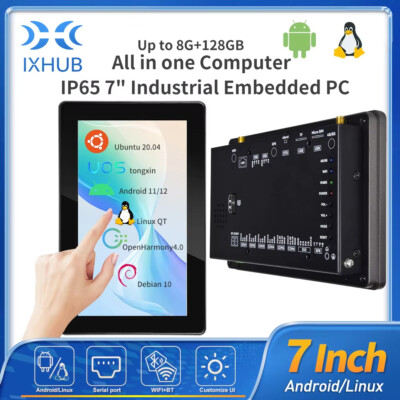 IXHUB 7Inch Linux tablet PC Industrial Embedded HMI Screen IPS Capacitive Touch 