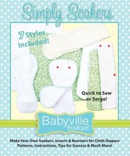 Babyville Boutique 7 styles Diaper Soaker 7/Pkg-White
