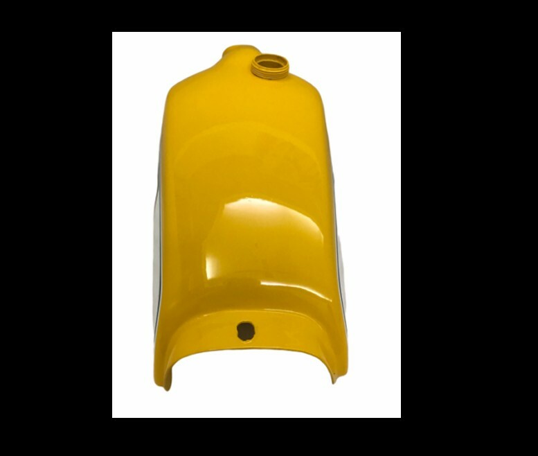 Petrol Gas Fuel Tank Yellow Painted For YAMAHA XT 250 3Y3 4Y1 19801990