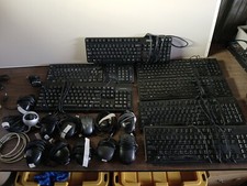 Dell Keyboard KB212 Kb216 USB Wired Lot Of Mouse Mice Dell Hp Gateway Logitech