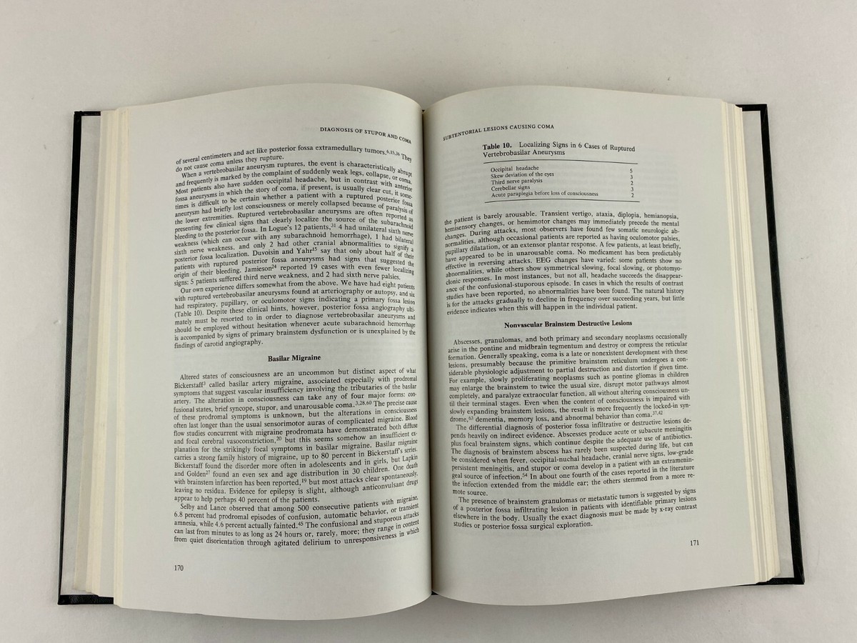 The Diagnosis Of Stupor And Coma by Posner & Plum, Contemporary