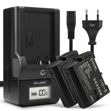 2x Akku für Nikon Coolpix 995 Konica Minolta DiMAGE A200 750mAh + Ladegerät